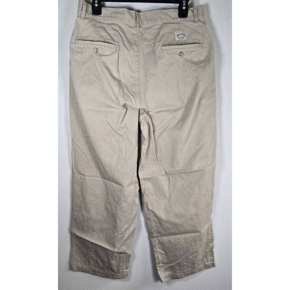 Polo Ralph Lauren Men's 32X30 (26) Beige Pleated Front Classic Chino Khaki  READ